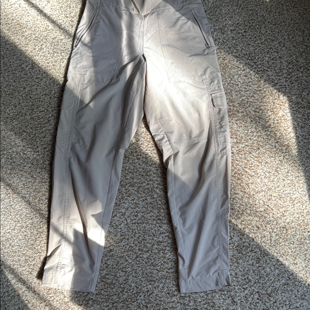 Athleta Tan Track Pants Lightweight Joggers